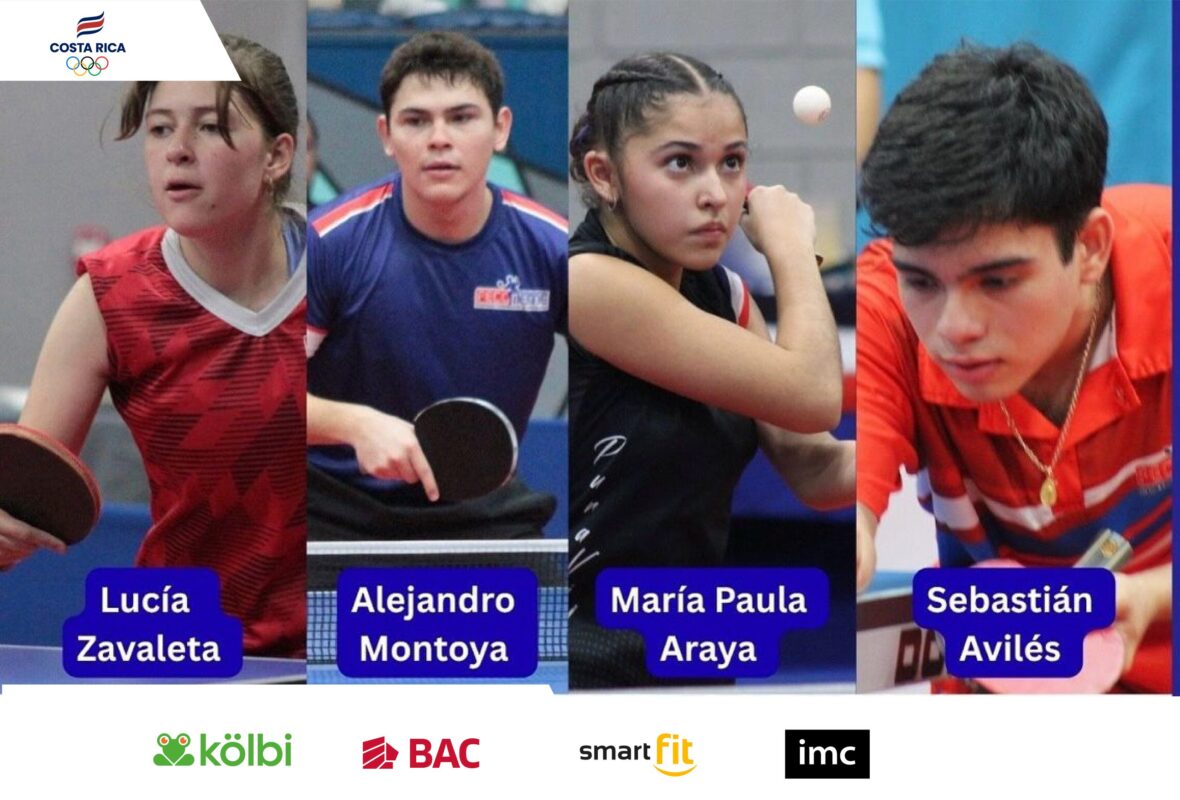 Cuatro ticos estarán presentes en los Panamericanos Junior en Asunción Paraguay