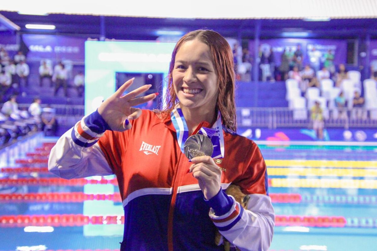 Alondra Ortiz se corona como la reina del agua y sumó su tercer oro en Guatemala 2025