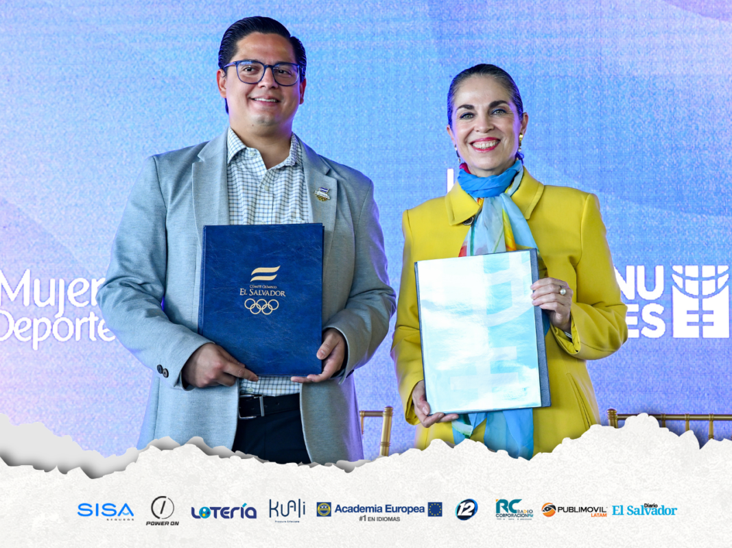 COMITÉ OLÍMPICO Y ONU MUJERES EL SALVADOR FIRMAN MEMORANDO DE ENTENDIMIENTO