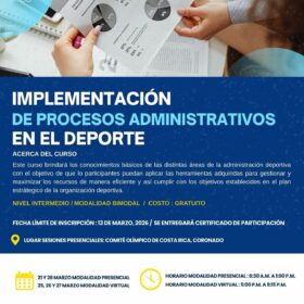 Implementación de Procesos Administrativos en el Deporte