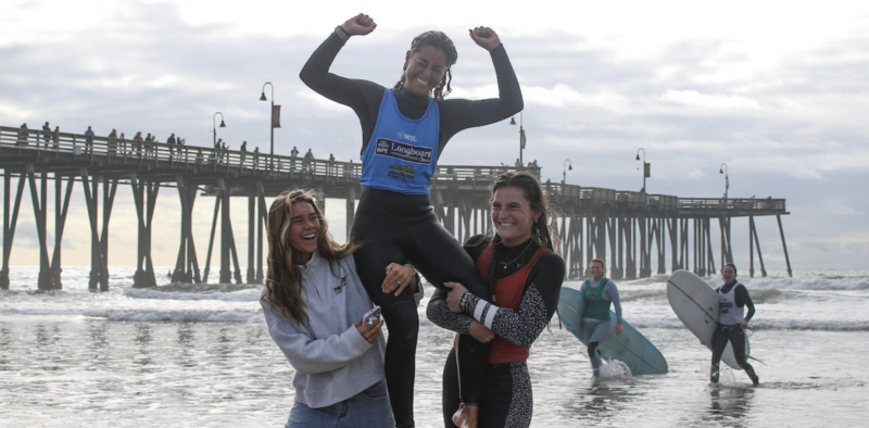 Histórico! Lia Díaz es la primera costarricense que clasifica al Tour Mundial de longboard de la WSL